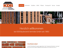 Tablet Screenshot of kdb.de